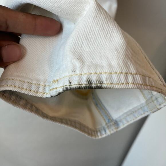 Ulla Johnson White Straight Leg Jeans - Picture 11 of 12